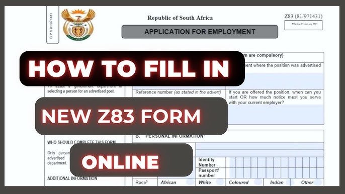 Your Guide to the New Z83 Application Form