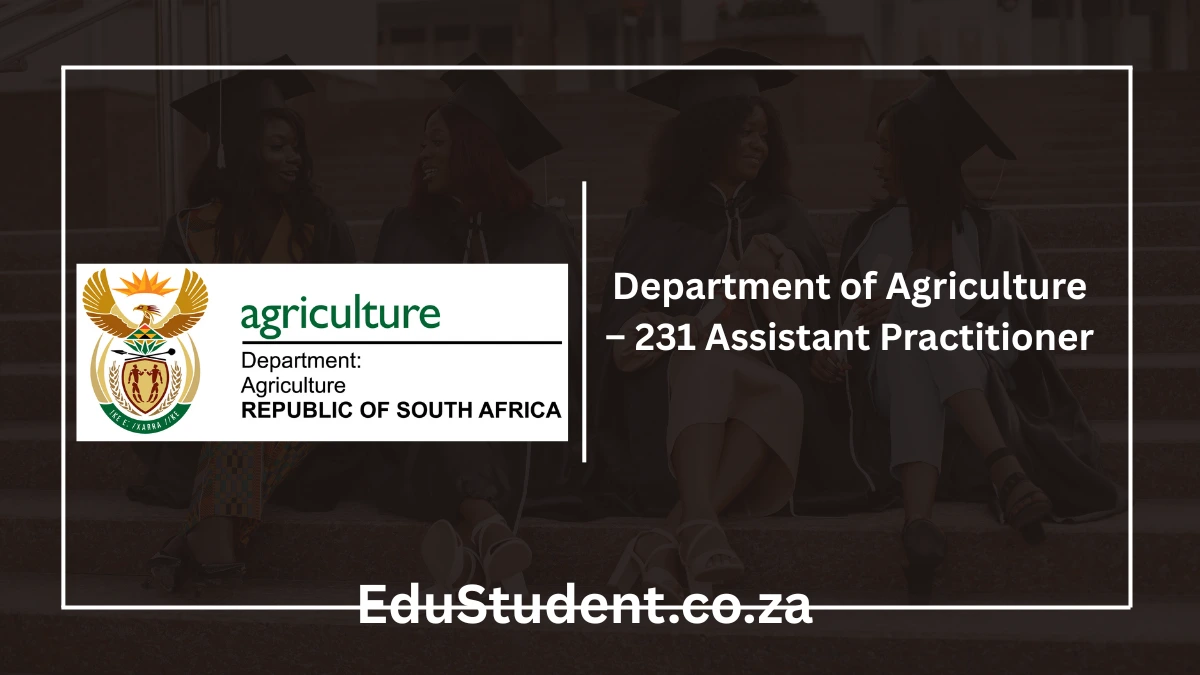 Department of Agriculture – 231 Assistant Practitioner