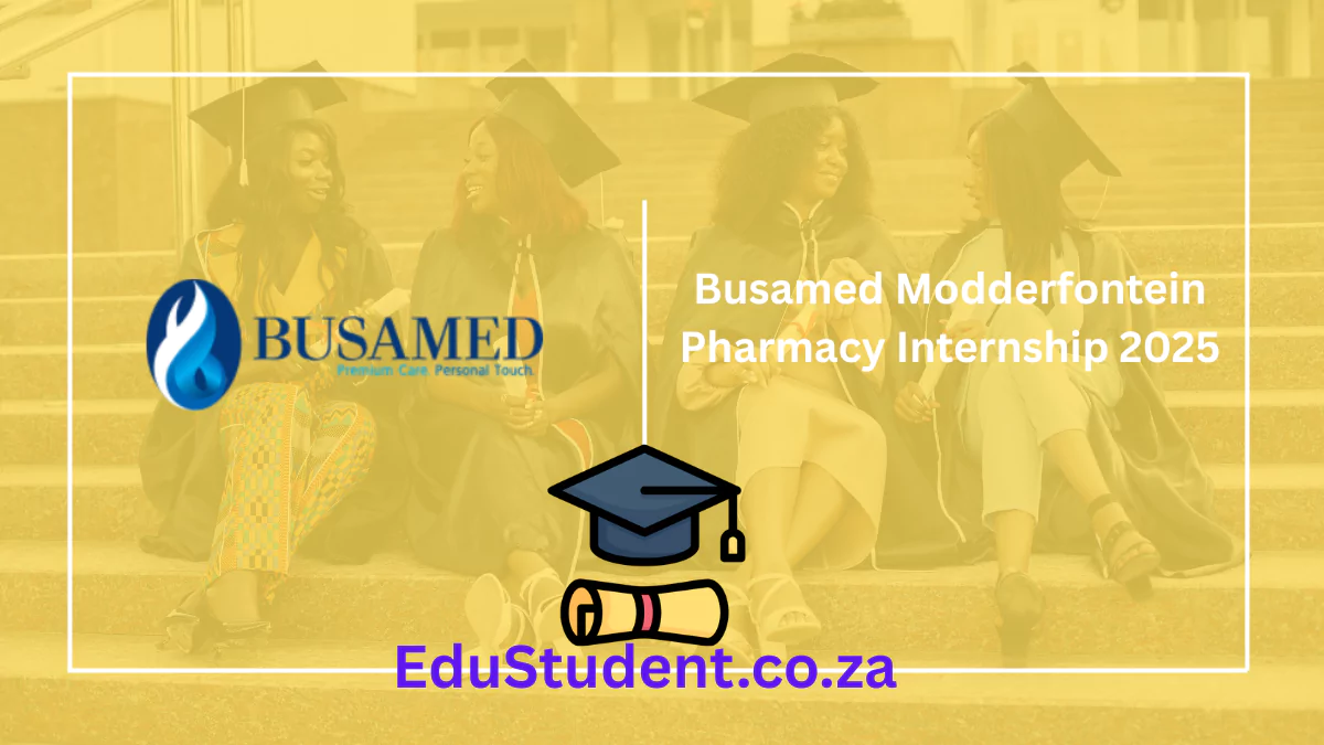 Busamed Modderfontein Pharmacy Internship 2025
