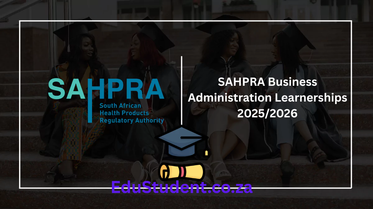 SAHPRA Business Administration Learnerships 2025/2026