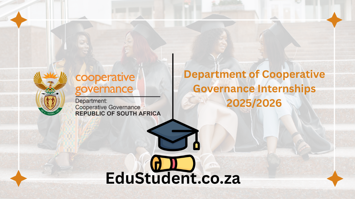 Department of Cooperative Governance Internships 2025/2026