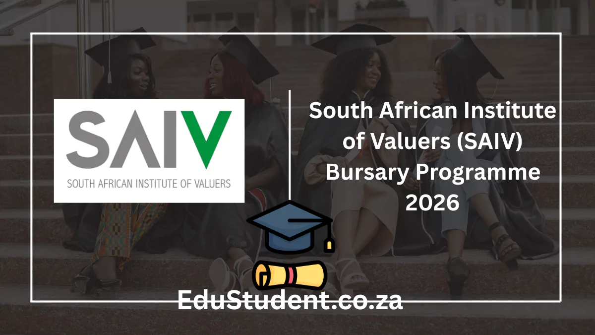 South African Institute of Valuers (SAIV) Bursary Programme 2026