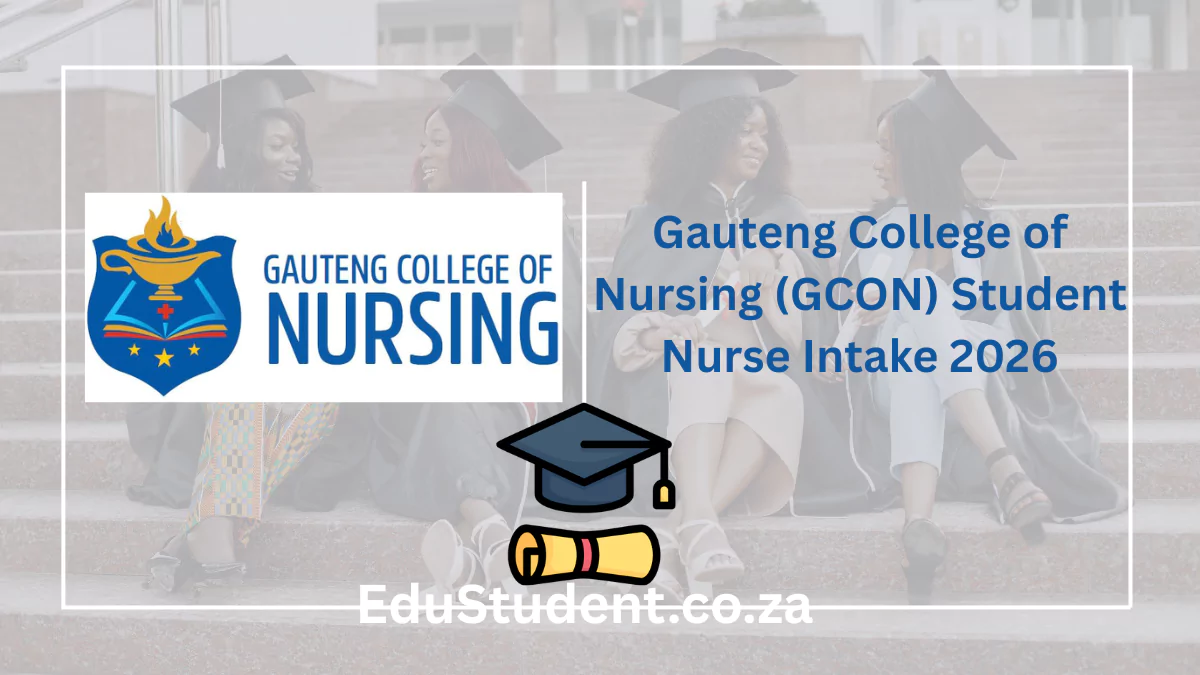 Gauteng College of Nursing (GCON) Student Nurse Intake 2026