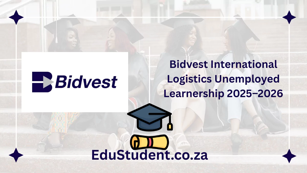 Bidvest International Logistics Unemployed Learnership 2025–2026