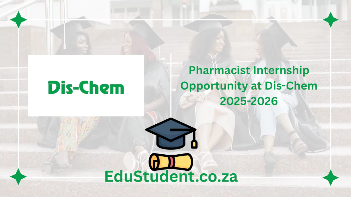 Pharmacist Internship Opportunity at Dis-Chem 2025-2026