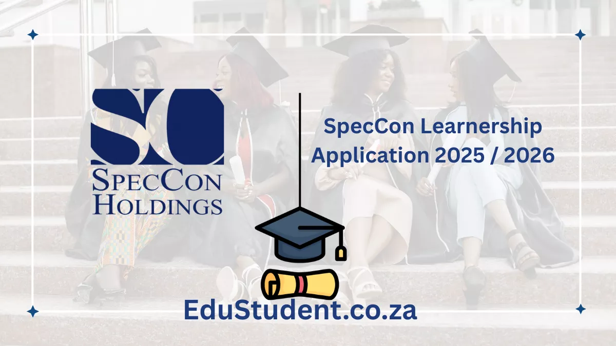 SpecCon Learnership Application 2025 / 2026