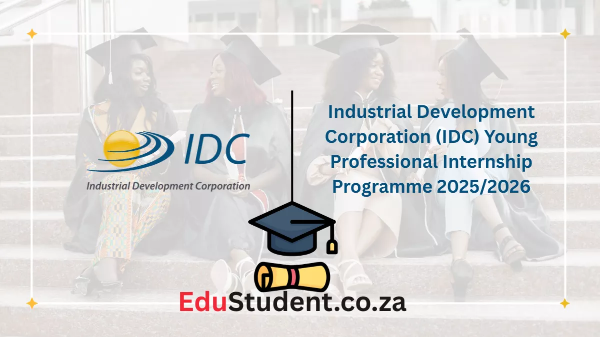 Industrial Development Corporation (IDC) Young Professional Internship Programme 2025/2026
