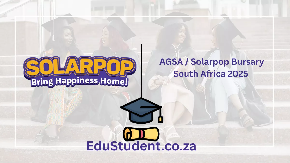 AGSA / Solarpop Bursary South Africa 2025