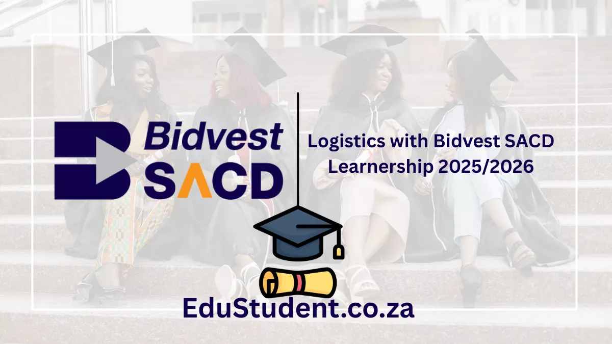 Logistics with Bidvest SACD Learnership 2025/2026