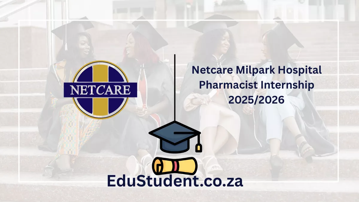 Netcare Milpark Hospital Pharmacist Internship 2025/2026