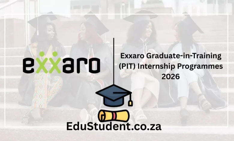 Exxaro Graduate-in-Training (PIT) Internship Programmes 2026