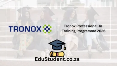 Tronox Professional-In-Training Programme 2026