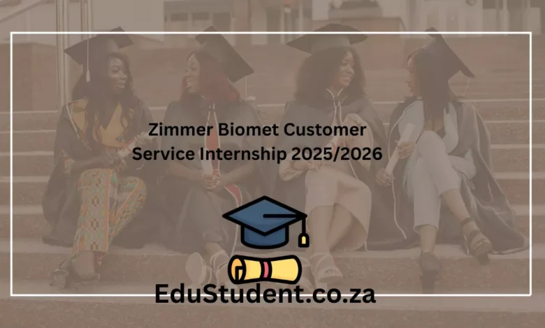Zimmer Biomet Customer Service Internship 2025/2026