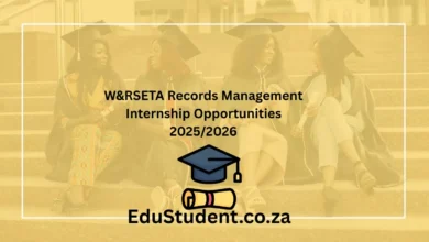 W&RSETA Records Management Internship Opportunities 2025/2026