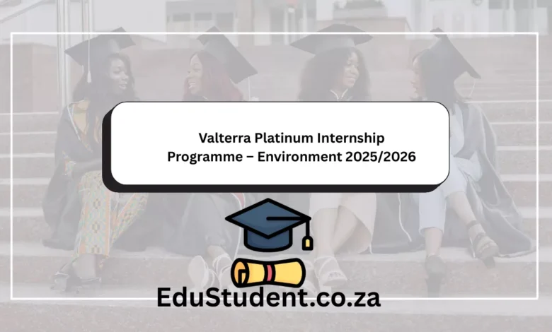 Valterra Platinum Internship Programme – Environment 2025/2026