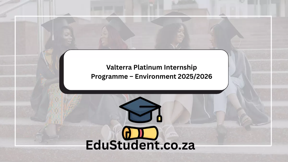 Valterra Platinum Internship Programme – Environment 2025/2026