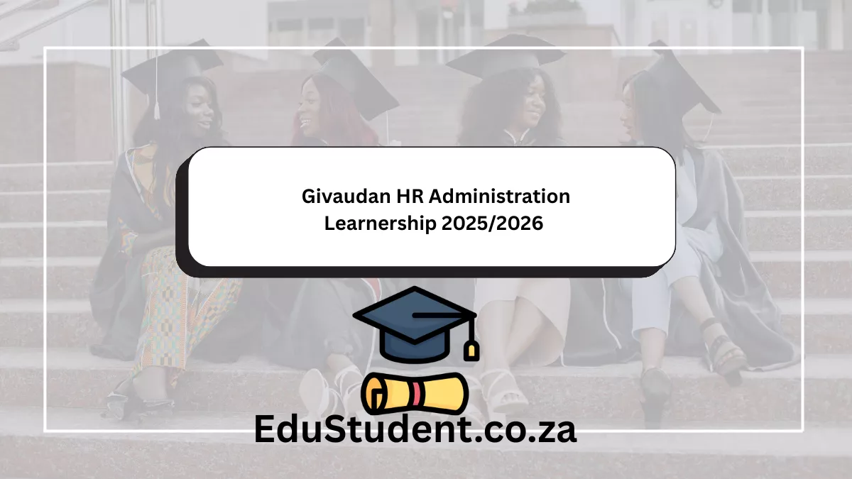 Givaudan HR Administration Learnership 2025/2026