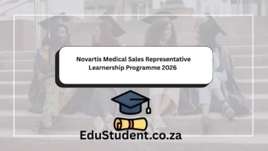 Novartis Medical Sales Representative Learnership Programme 2026