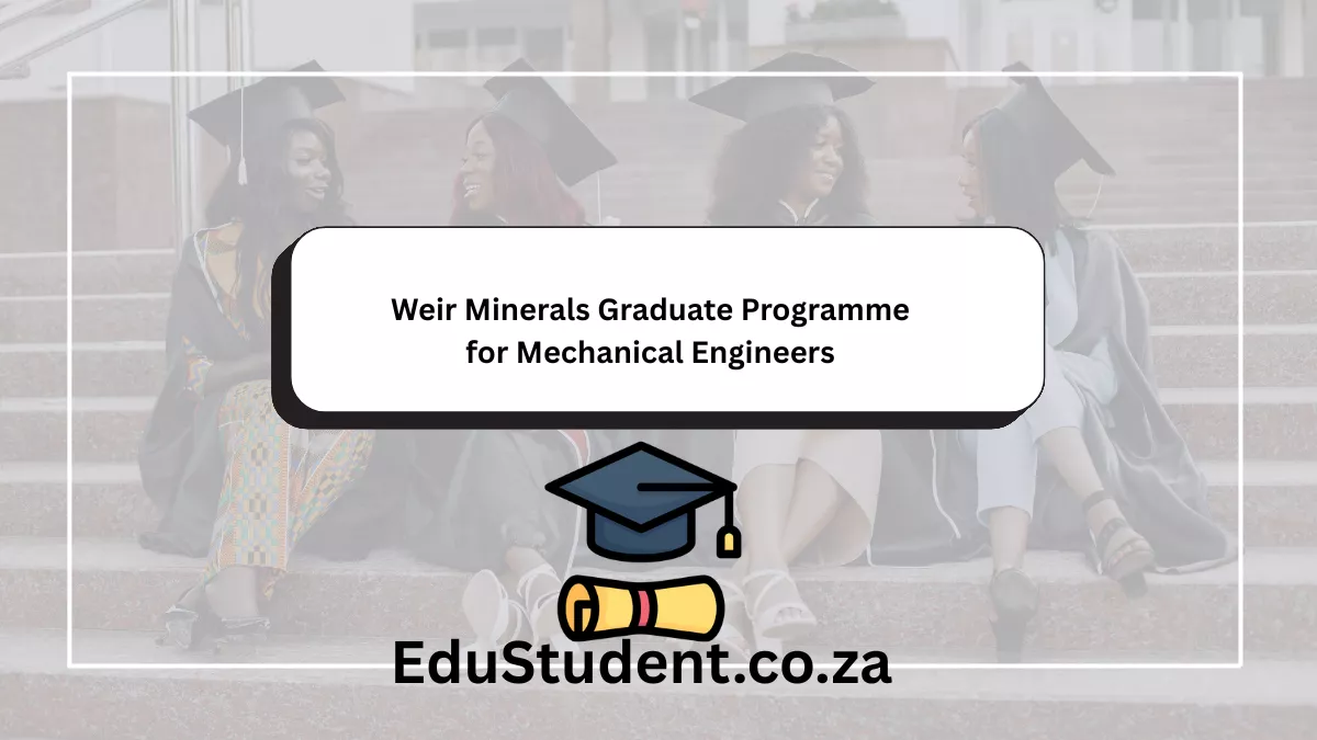 Weir Minerals Graduate Programme for Mechanical Engineers