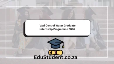 Vaal Central Water Graduate Internship Programme 2026