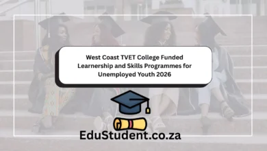 West Coast TVET College Funded Learnership and Skills Programmes for Unemployed Youth 2026