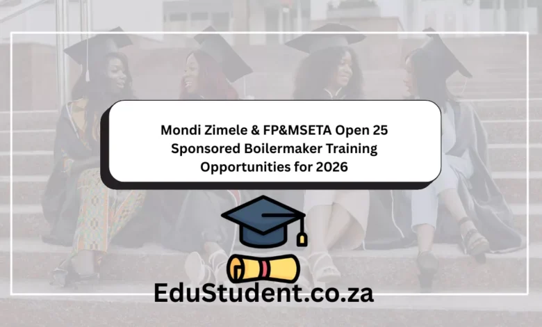 Mondi Zimele & FP&MSETA Open 25 Sponsored Boilermaker Training Opportunities for 2026