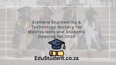 Siemens Engineering & Technology Bursary for Matriculants and Students Opening for 2026