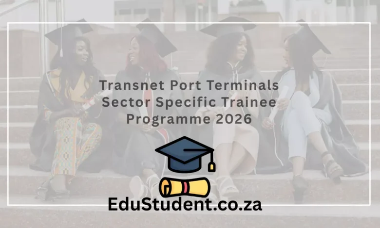 Transnet Port Terminals Sector Specific Trainee Programme 2026