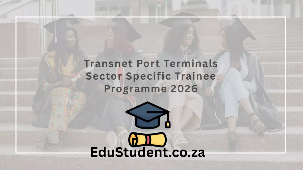 Transnet Port Terminals Sector Specific Trainee Programme 2026