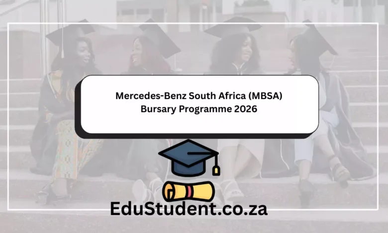 Mercedes-Benz South Africa (MBSA) Bursary Programme 2026