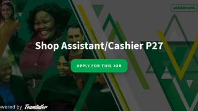 Ackermans Shop Assistant/Cashier P27 Vacancies 2026
